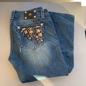 Miss Me Floral Pocket Jeans